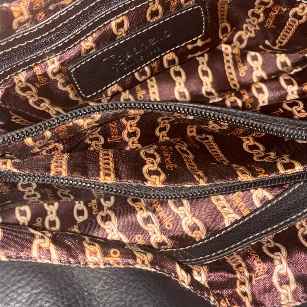 Tignanello Black Leather Shoulder Bag - Picture 9 of 11